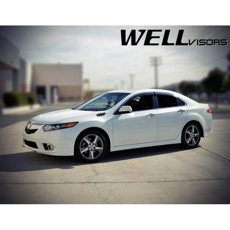 Replacement For 2009 2014 Acura TSX Sedan CLIP ON CHROME TRIM