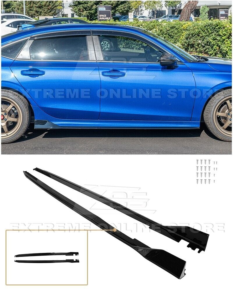 Civic Rocker Panel Replacement For 2010-2015 Honda Civic Models | JDM Type-R Style ABS ...