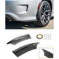 thumbnail image 1 of Replacement For 2015-Present Dodge Charger | Performance Track Style ABS Plastic - Matte Black Rear Bumper Apron Valance Lip Lower Splitter, 1 of 11