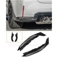 thumbnail image 1 of Replacement For 2021-Present BMW G80 M3 Models | M-Performance Style Carbon Fiber Rear Bumper Lower Apron Lip Splitter Winglet Pair, 1 of 11