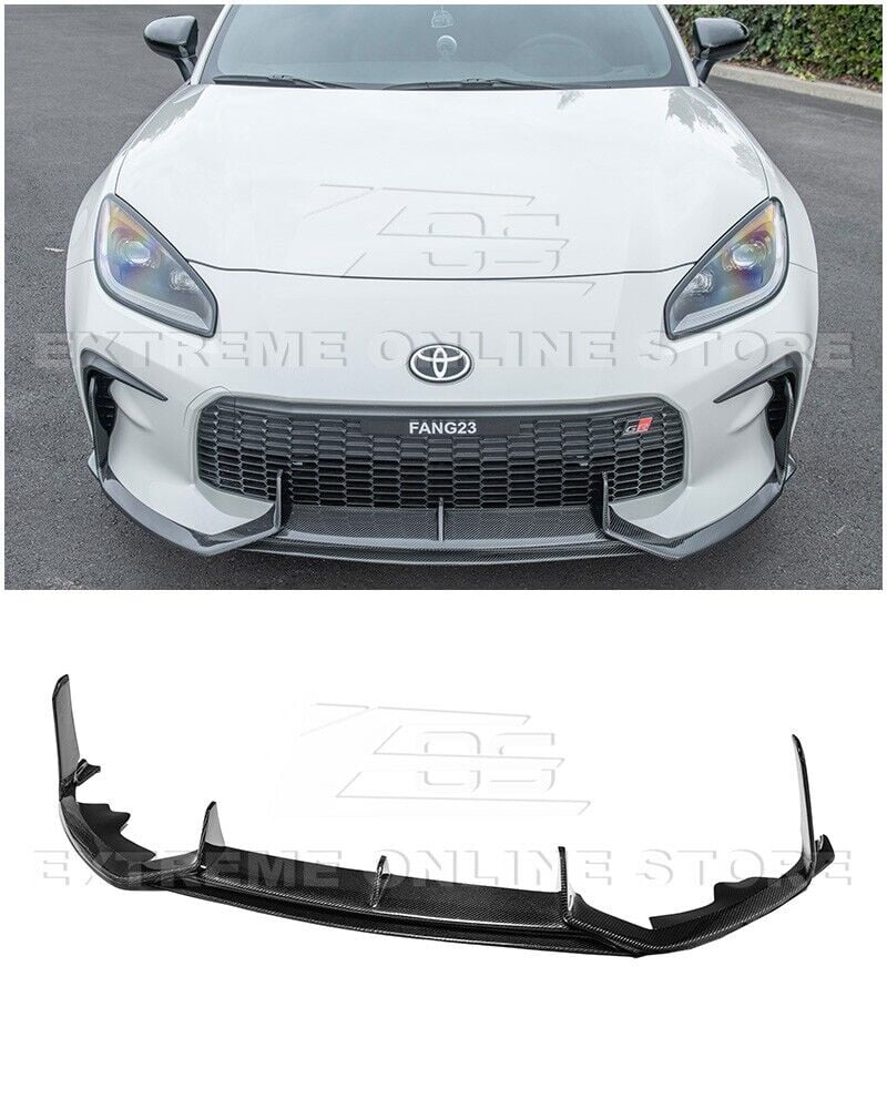 2022+ Toyota GR86 - TS Style Forged Carbon Fiber Front Bumper Vent Overlays