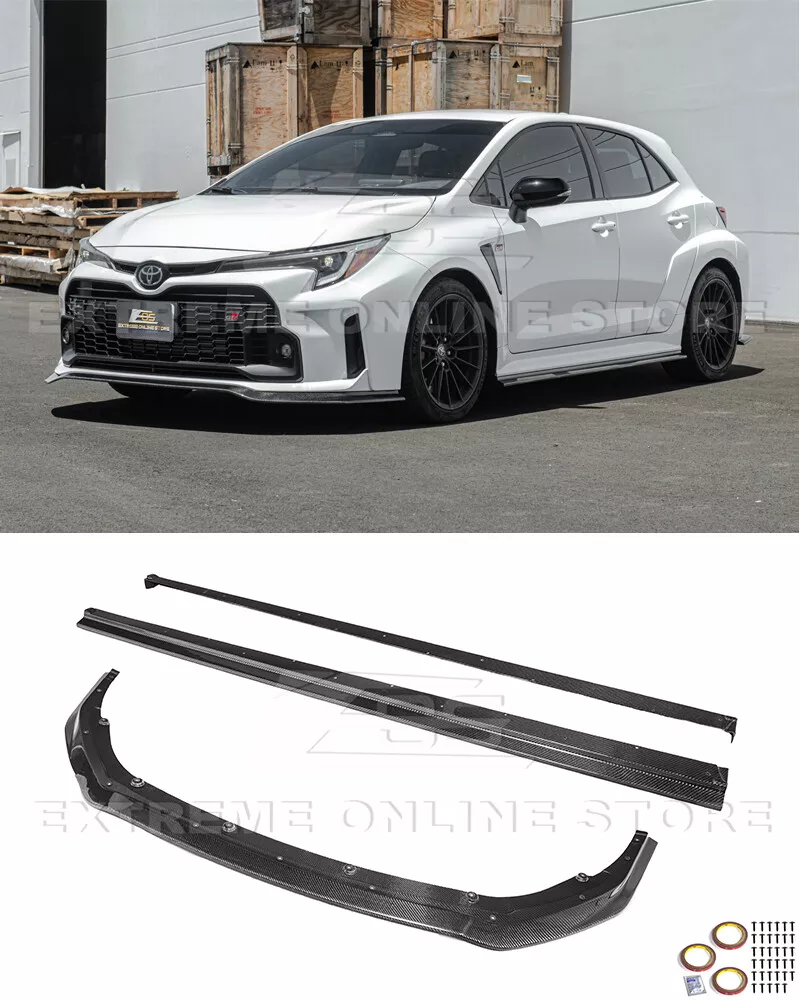 Compatible With 2018-2025 Corolla Hatchback E210 MZEA12R 5D Rear Bumper Skirt Splitter Canard Painted
