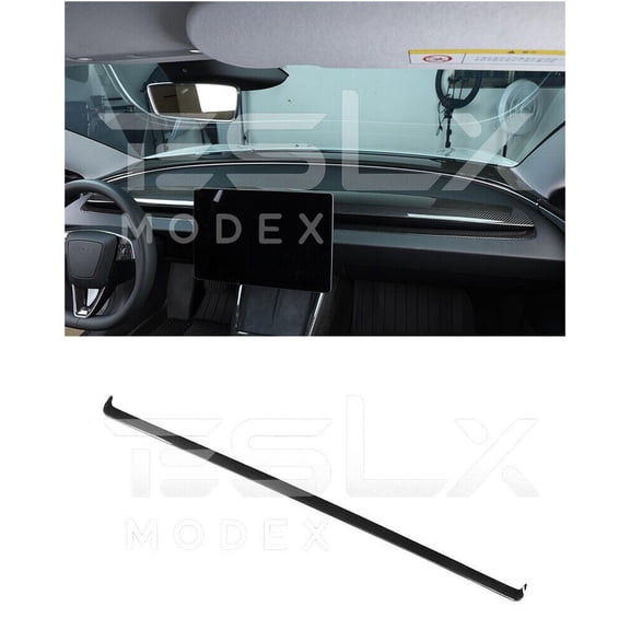 Replacement For 2024-Present TESLA Model 3 Factory Style CARBON FIBER Interior Front Center Air Outlet Frame Cover