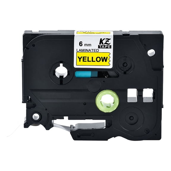 Replacement For Brother P-Touch Laminated Label Maker Tape Tag Printer Ribbon 6mm 8m PET Waterproof