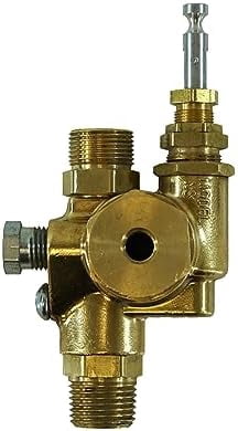 Air Compressor Pilot Check Unloader Valve Combo - 3/8" Compression Inlet X 1/2" Male NPT Outlet, 95-125 PSI