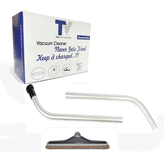 Replacement For Cen-Tec Systems Commercial Cleaning Kit with 2-Piece Aluminum S-Wand and Vacuum Floor Brush Tools, 14-Inch