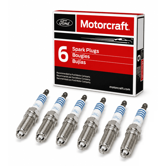 Replacement For Ford F-150 4.0L V6 Ranger 1997-2008 Motorcraft OEM Pack of 6 Platinum Spark Plug SP-433-X