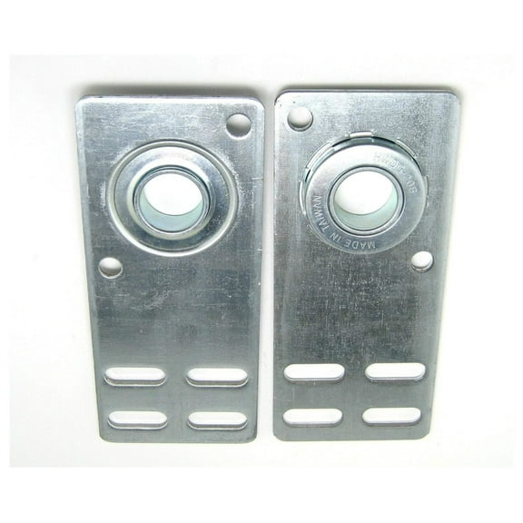 Replacement For Garage Door Flat End Bearing Plates 4 3/8" (Pair)