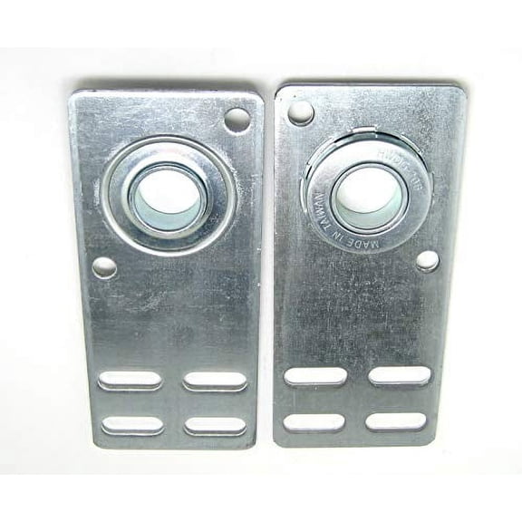 Replacement For Garage Door Flat End Bearing Plates 4 3/8" (Pair)