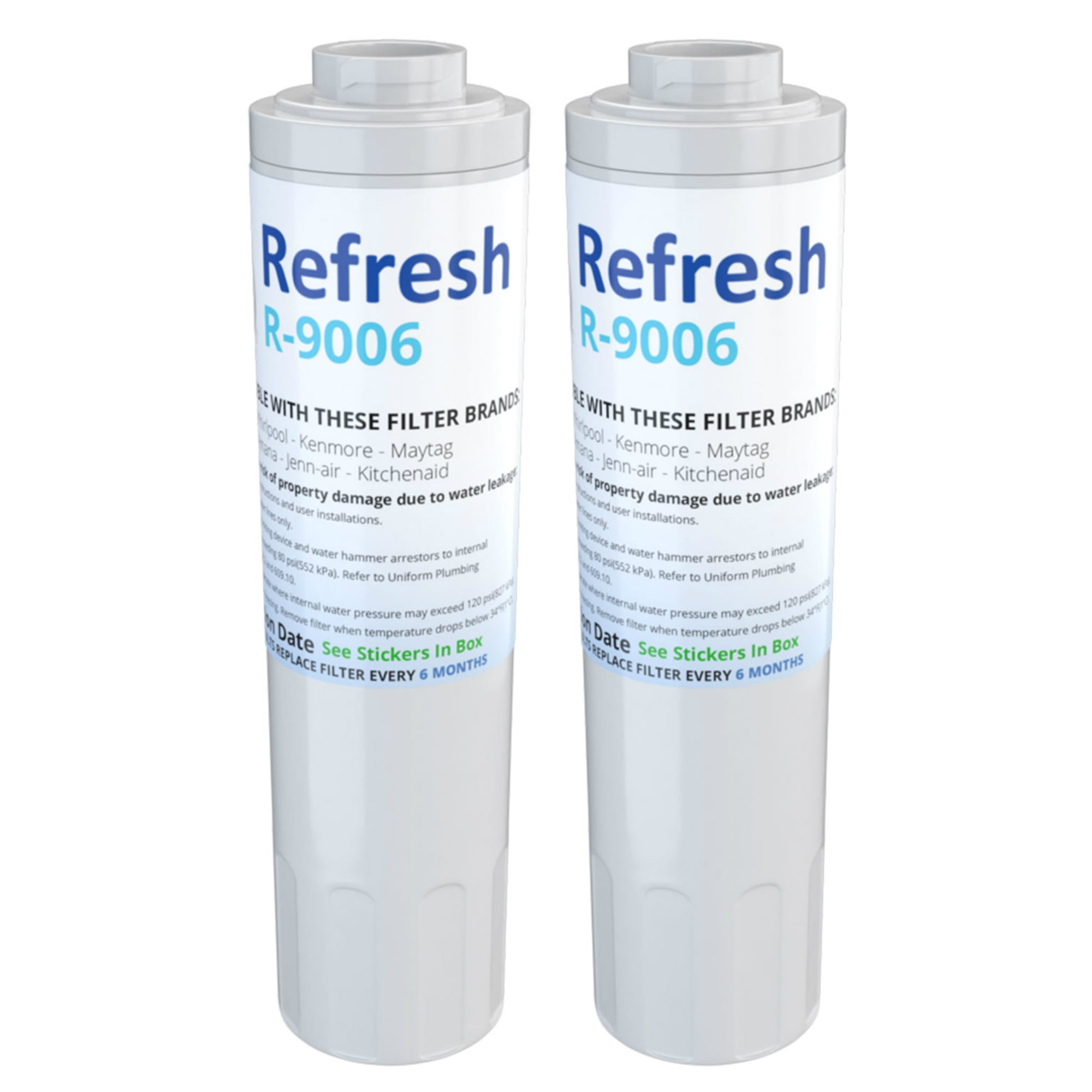 Replacement For KitchenAid EDR4RXD1 Refrigerator Water Filter - by Refresh  (2 Pack) 