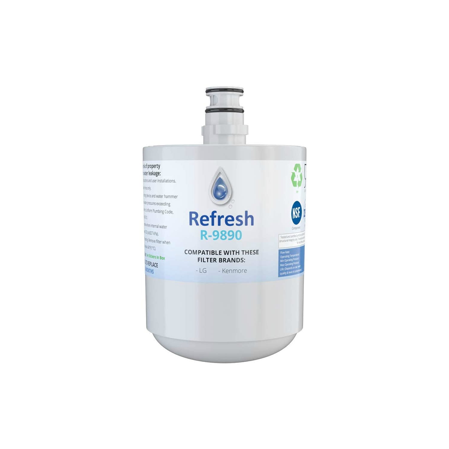 Replacement For LG LFX25973ST Refrigerator Water Filter by Refresh