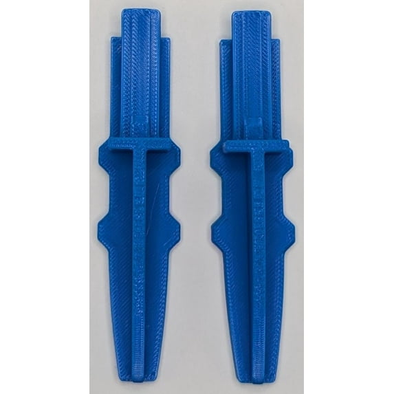 Replacement For Lasko Box Fan Feet, 2 Pack, Stronger Than Original, Excellent Fit, 1 SET OF 2 FEET, 2 FEET TOTAL ELECTRIC BLUE