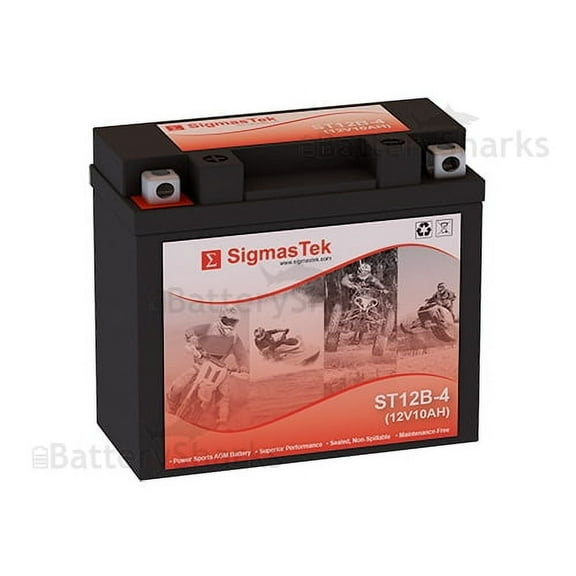 Replacement For Mighty Max YT12B-4 Battery By SigmasTek