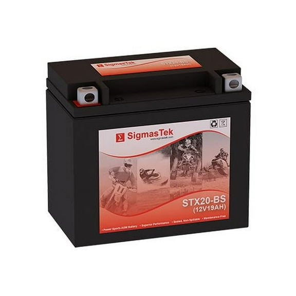 Replacement For Mighty Max YTX20-BS Battery By Sigmastek