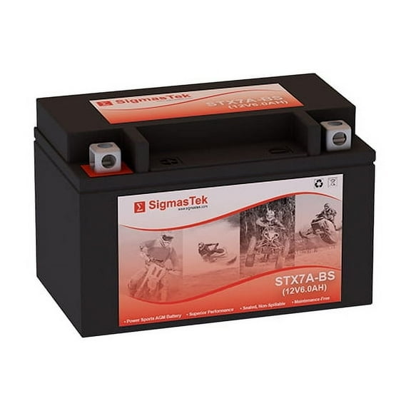 Replacement For Mighty Max YTX7A-BS Battery By Sigmastek