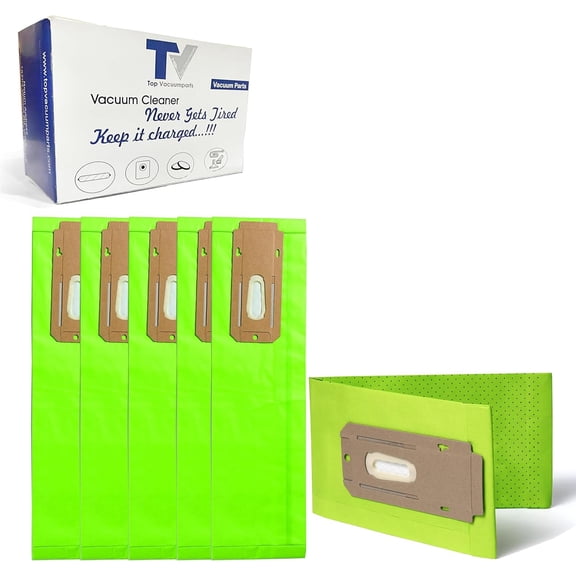 Replacement For Oreck Vacuum Cleaner Bags for Upright Vacs, 6 Bags, Green, Type CC, Allergen Filtration, Part # AK1CC6A, Oreck Vacuum Bags