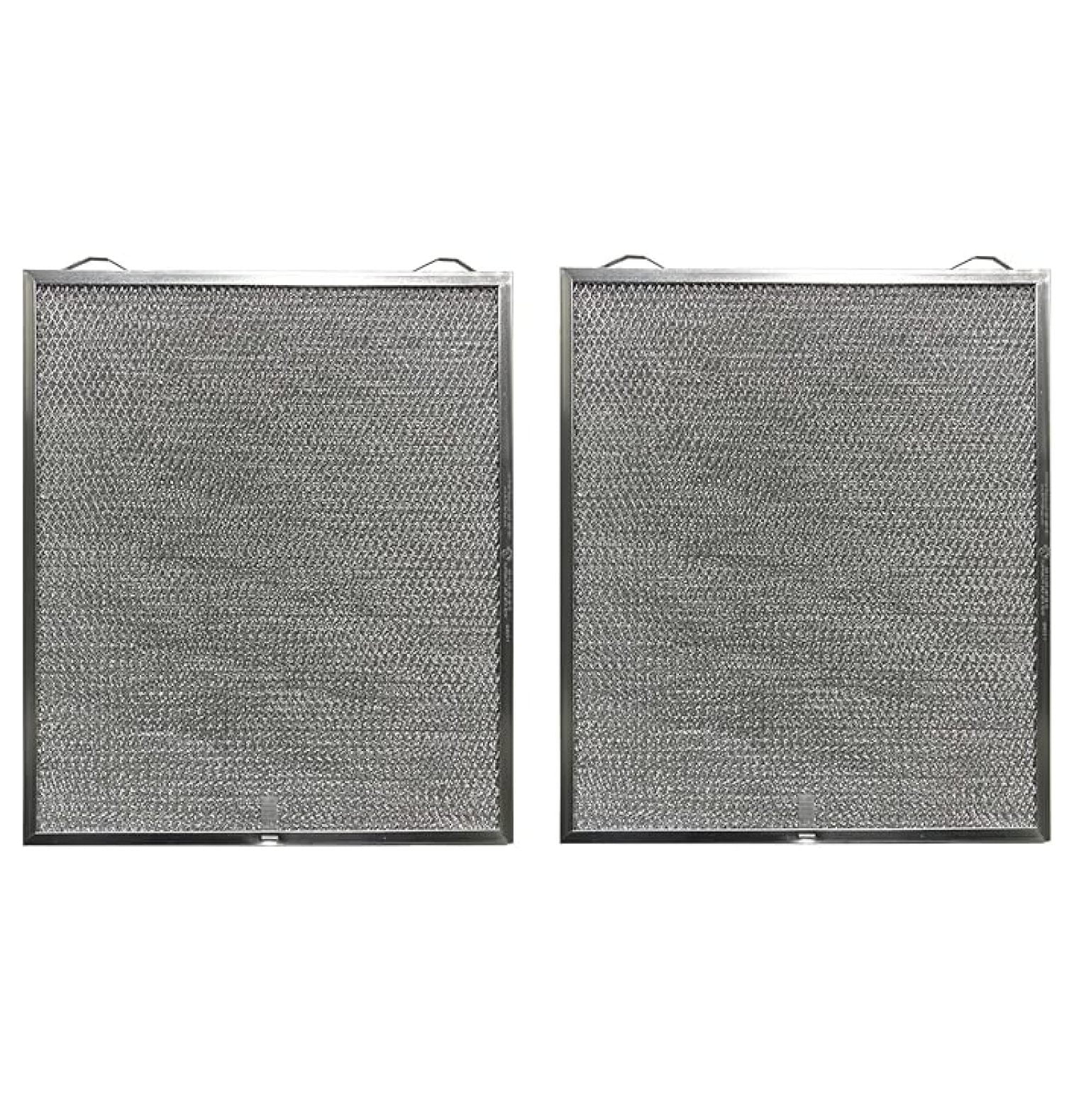 Replacement For S99010436, 99010436 Nutone 12.84 x 13.69 x 0.38 Inches Range Hood Aluminum Mesh Grease Vent Filter 2-Pack