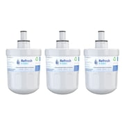 Replacement for Samsung RSG257AARS/XAA Refrigerator Water Filter - by Refresh 3 Pack