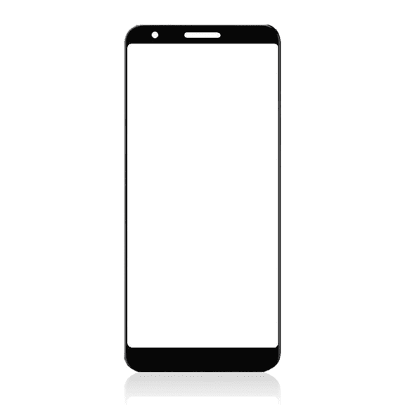 Replacement Front Glass Compatible For Google Pixel 3a XL (Black)