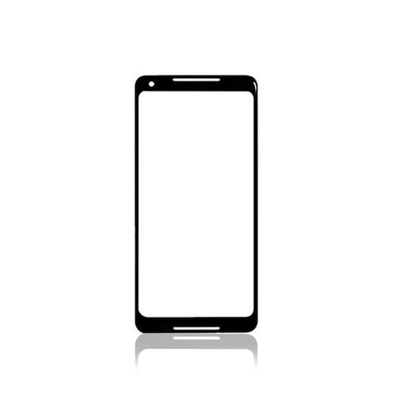 Replacement Front Glass Compatible With Google Pixel 2 XL (Black)