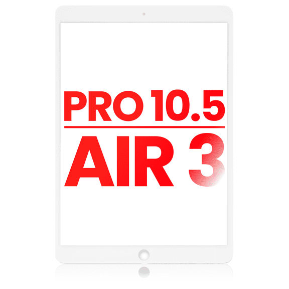 Replacement Front Glass Only Compatible For iPad Pro 10.5" / iPad Air 3 (White) (Glass Separation Required)