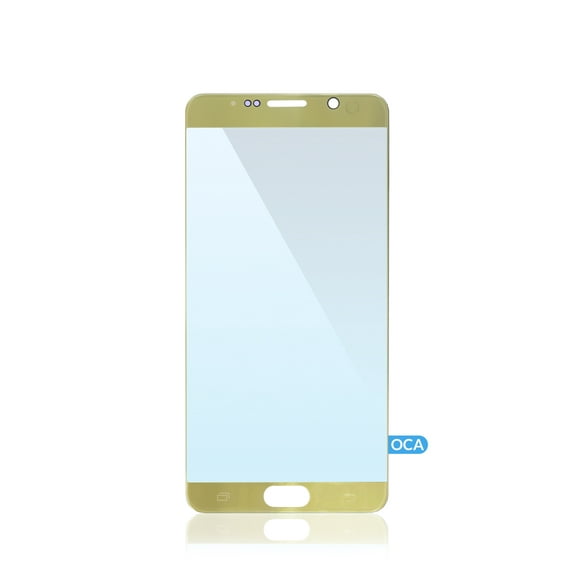 Replacement Front Glass With OCA Pre-Installed Compatible For Samsung Galaxy Note 5 (Gold)