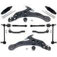 thumbnail image 1 of Replacement Front Lower Control Arms & Ball Joints Kit for Lexus for ES350 13-18, Includes Sway Bar Stabilizers & Tie Rod Ends, Bolt-On Installation, 1 of 5