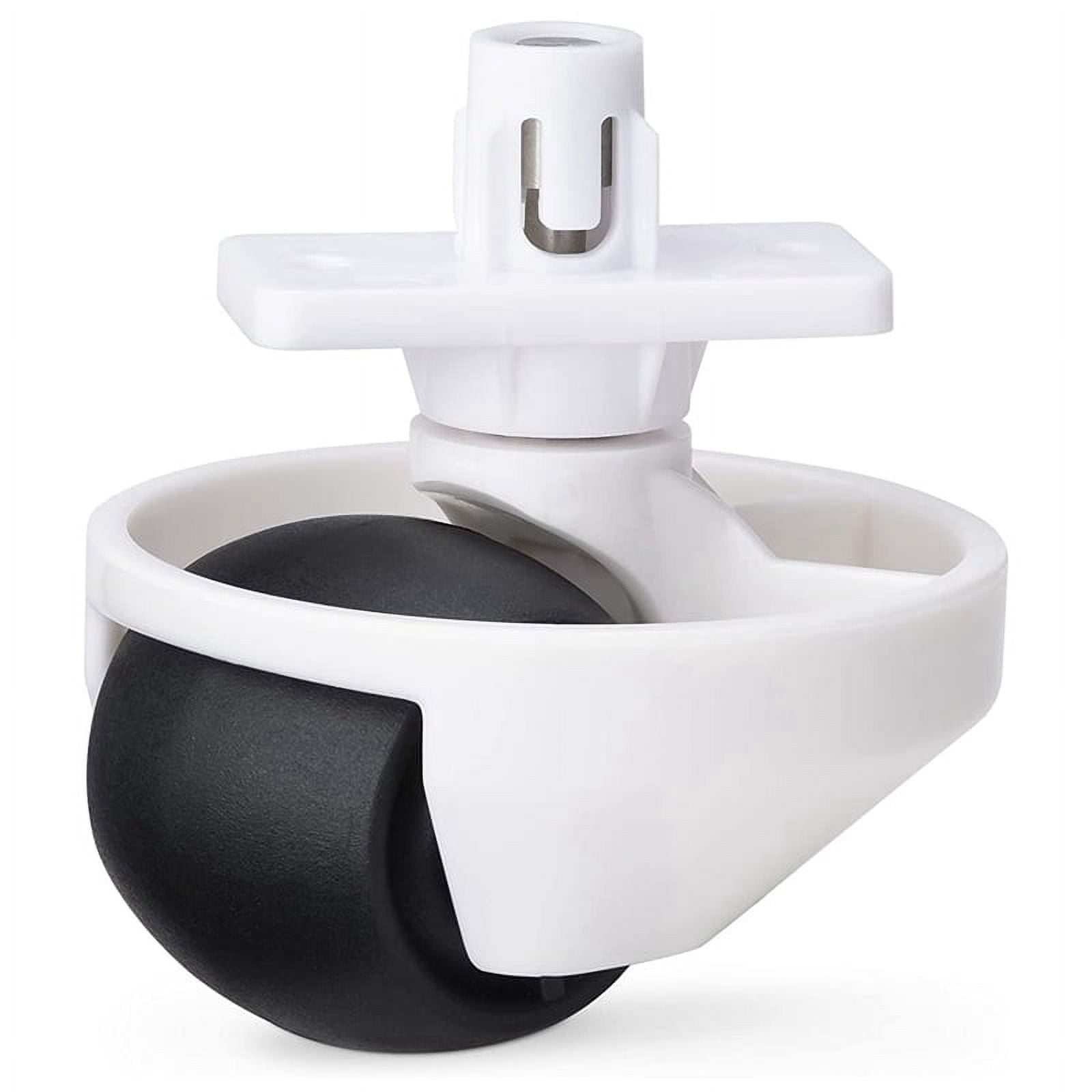 Ruota Anteriore Silenziosa Per Robot Aspirapolvere Roborock (S65, S7, S8, G10, G20 E Altri) - Ricambio Universale Nero - 4