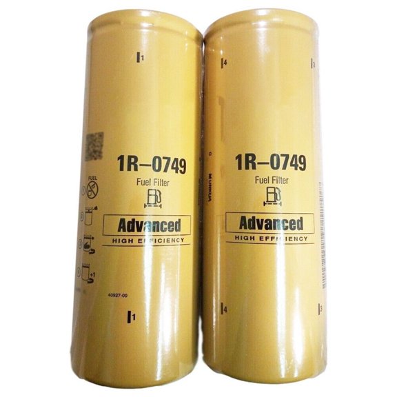 Replacement Fuel Filter 2-Pack for Caterpillar D6 D7 D8 D9 D10 D11, 1R-0749 Compatible