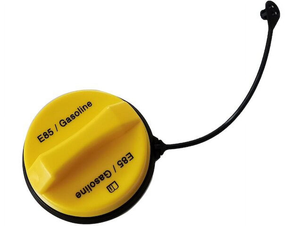 Replacement Fuel Tank Cap, Compatible with 2007-2013 Chevy Impala, E85 Gas Flex Fuel, Yellow
