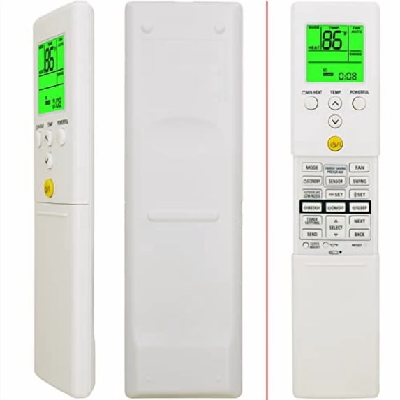 Replacement for Fujitsu Air Conditioner Remote Control AR-REF1U AR-RED1U AR-REG1U AR-REY1U AR-REM1U AR-REF1E AR-REF2E AR-REA1E AR-REW1E AR-REF3E AR-REW3E AR-REA2E AR-REB1E AR-REW4E