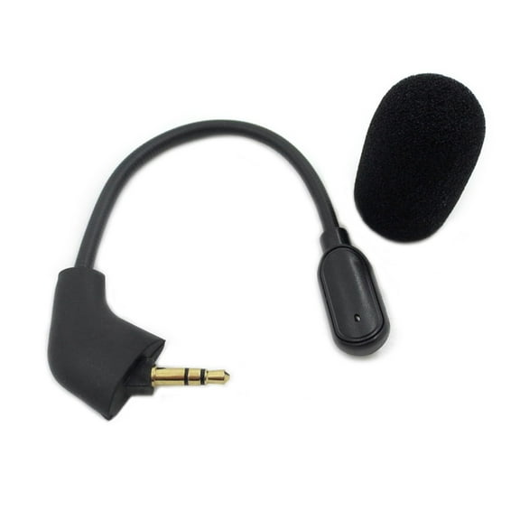 Replacement Game Mic 3.5 Mm Microphone for II Gaming Headsets Headphones Bendable 360 Degrees Microphone 17cm Long