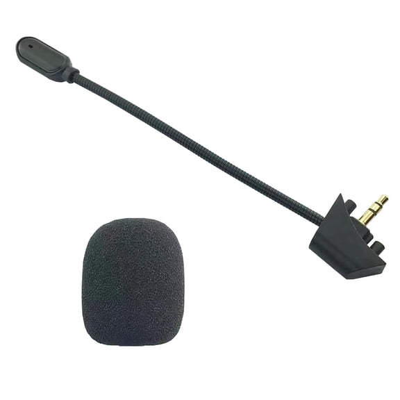Replacement Game Microphone for T20 Gaming Headphone 3.5mm Detachable Boom Microphone Backup Accessories