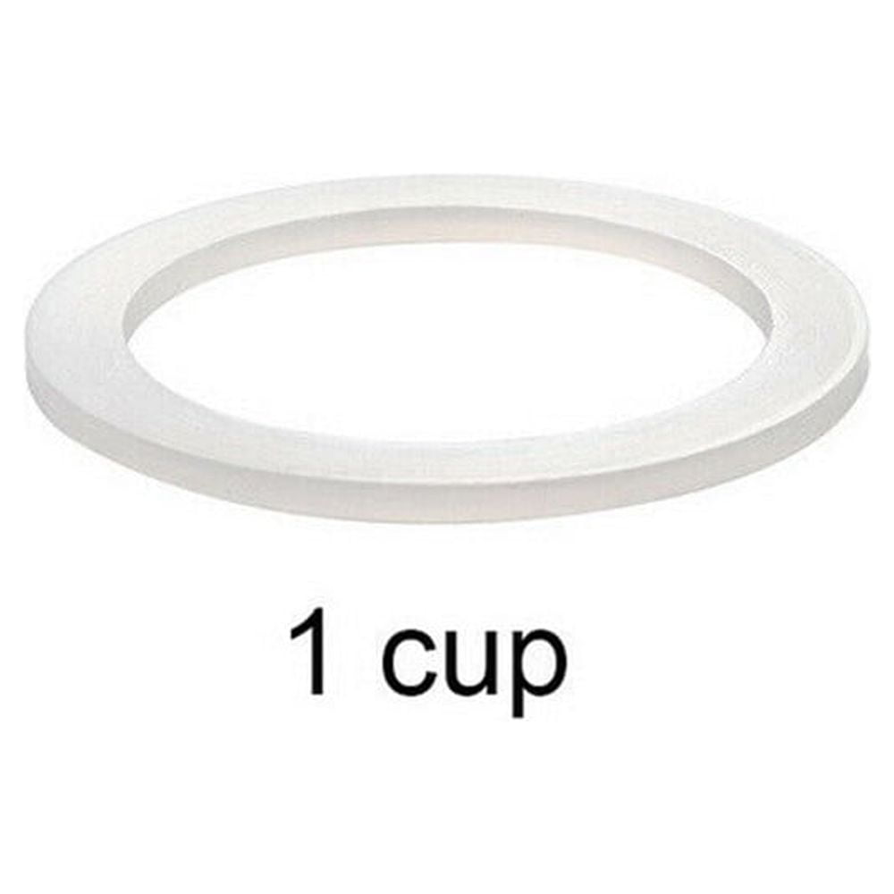 Replacement Gasket Seal For Coffee Espresso Moka Stove Pot Top Silicone Rubber, 1 cup