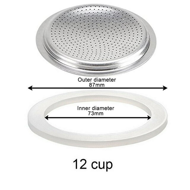 Replacement Gasket Seal for Coffee Espresso Moka Stove Pot Top Silicone