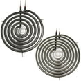 thumbnail image 1 of Replacement General Electric RS622GP3BG 8 inch 6 Turns & 6 inch 5 Turns Surface Burner Elements - Compatible General Electric WB30M1 & WB30M2 Heating Element for Range, Stove & Cooktop, 1 of 4