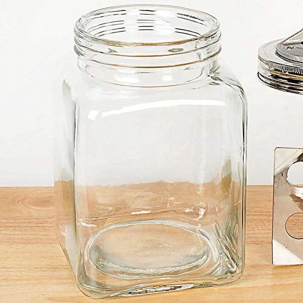 Replacement Glass Butter Churn Jar Only, 4 Quart