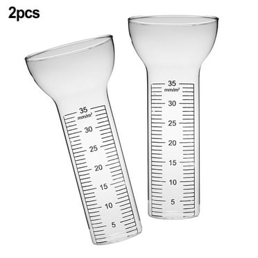 Replacement Glass For Rain Gauge Precipitation Gauge Glass Rainwater Gauge 35Mm