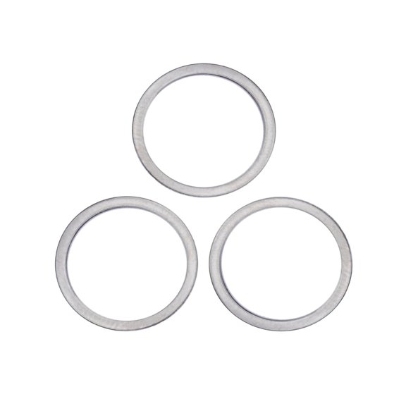 Replacement Glass Ring Camera Lens Cover For Apple iPhone 13 Pro (A2636) / 13 Pro Max (A2641) - Graphite (3 Pieces)