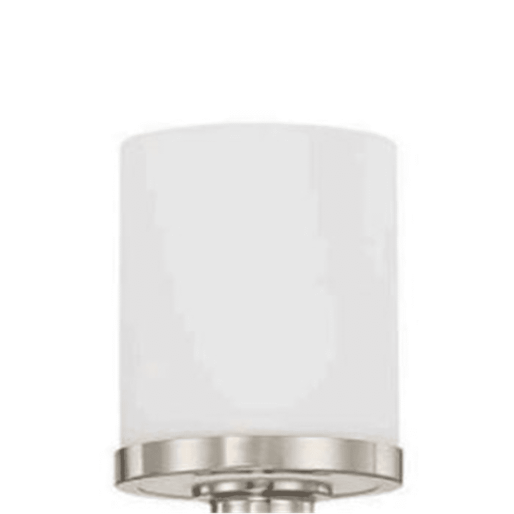 Replacement Glass for Payton Vanity Chandelier with Bright Satin Nickel Holder G21011-80