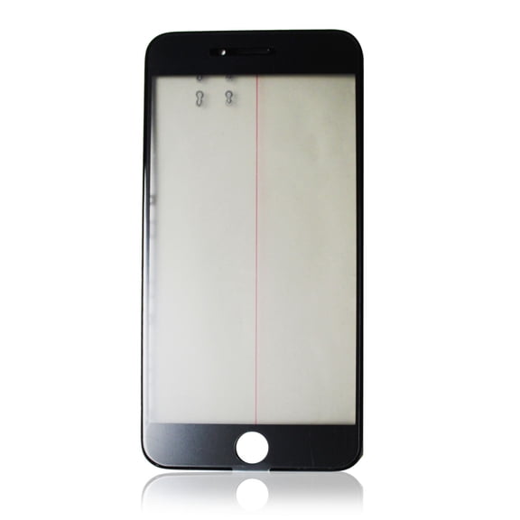 Replacement Glass with Frame / OCA / Polarizer Pre-Installed Compatible For iPhone 6 Plus (Black)