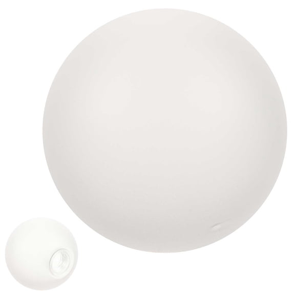 MERRYHAPY 2-Pack White Glass Globe Replacement Lamp Shades for Light Fixtures, Decorative Lighting Accessories