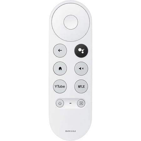 Replacement Google Chromecast Remote for Google TV 4K/HD & Google TV Streamer 4K (Snow Only) – Voice Control & Easy Setup – Compatible with G9N9N, GA01919-US, GA01920-US, GA01409-US, GA01920-US