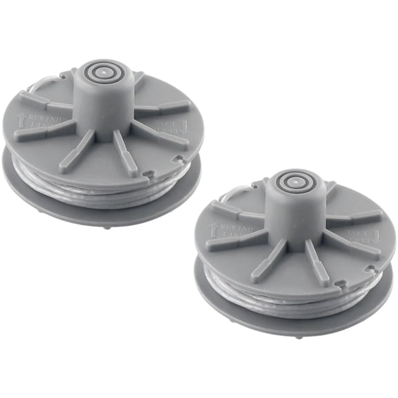 Replacement Grass Trimmer Wire Spool for SmallCut 300/350, for EasyCut 400/450/500, for ComfortCut450, for PowerCut Models 1.65mm Auto-Feed Line Spool, 2-Pack