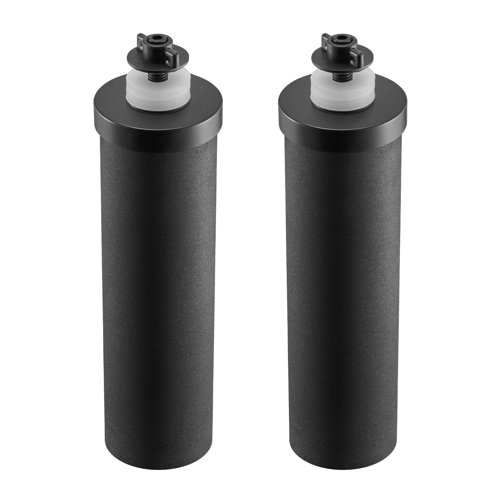 Replacement Gravity Water Filter Cartridges, High-Efficiency Coconut Carbon Block, Removes 99.9% Chlorine and Fluoride, Compatible with Berkey and Most Gravity Systems