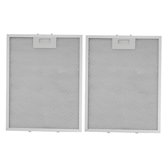 TeeRees 2 Pack Aluminum Mesh Grease Filters for Range Hoods Washable 350X240X9mm Compatible with Most Kitchen Extractors