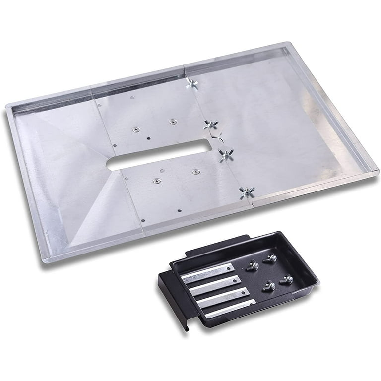 Replacement Grease Tray Set for Bbq Grill Models from Nexgrill Weber Dyna Glo Kenmore and Others Length 12 to 17