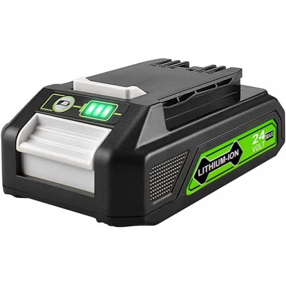 Replacement Green-works 24V Lithium Battery 3.0Ah 29842 29852 29322 BAG709 BAG710 20352 22232 2508302