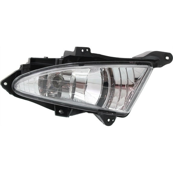 Replacement H107567 Fog Light Compatible with 2007-2010 Hyundai Elantra Front, Right Passenger With bulb(s)