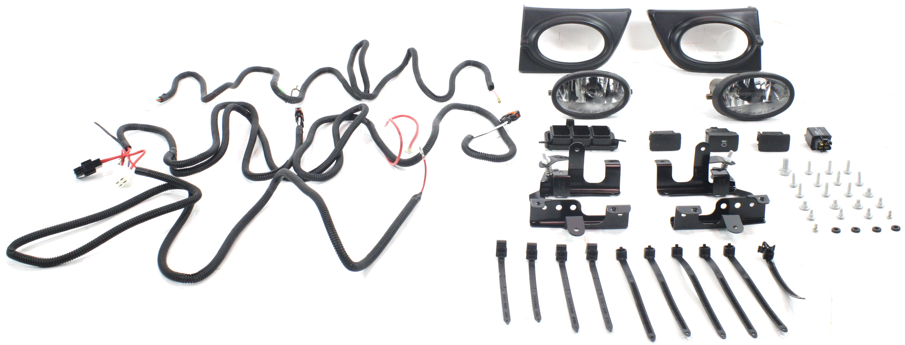 Replacement H107905 Fog Light Compatible with 2006-2008 Honda Civic Front, Left Driver and Right Passenger With bulb(s)